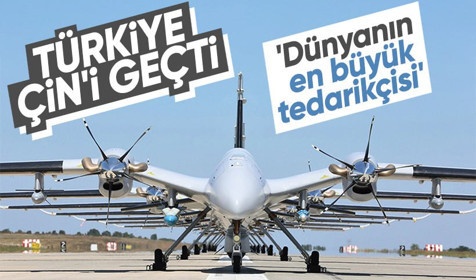 Türkiye, Çin'i geçerek dünyanın en büyük İHA-SİHA tedarikçisi oldu