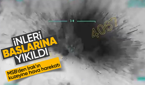 Irak'ın kuzeyine hava harekatı: 24 hedef imha edildi
