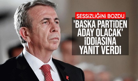 ABB Başkanı Mansur Yavaş'tan 'başka partiden aday olacak' iddiasına yanıt