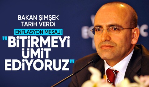 Bakan Şimşek enflasyon için tarih verdi: 40'lı rakamlara inecek
