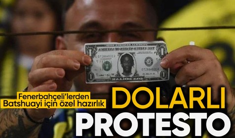 Fenerbahçe taraftarından Batshuayi'ye dolarlı protesto