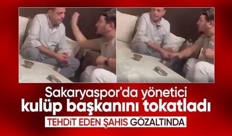 Sakaryaspor Başkanı Gökhan İn'i darp eden şahıs gözaltına alındı