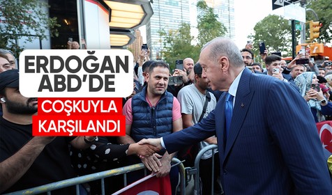Cumhur Başkanı Erdoğan BM 79. Genel Kuruluna katılmak üzere New York'ta