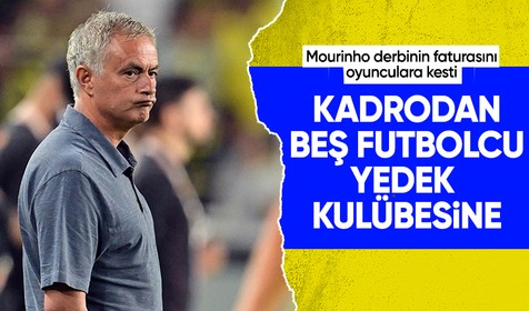 Jose Mourinho rotasyona gidiyor: Derbi 11'inden 5 futbolcu kulübeye