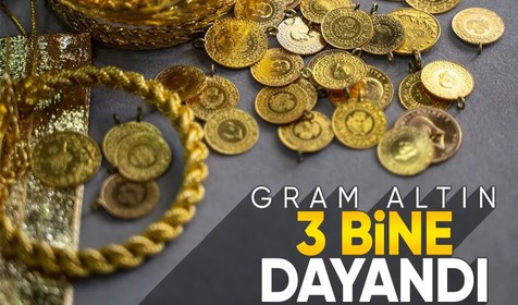 Altın zirvelere doymuyor! Gram altın 3 bine dayandı