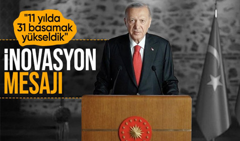 Cumhurbaşkanı Erdoğan: Küresel yenilik endeksinde 11 yılda 31 basamak yükseldik