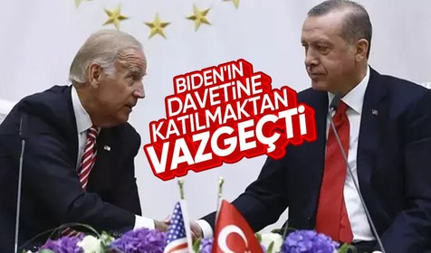 Cumhurbaşkanı Erdoğan'dan dikkat çeken hamle! Biden'ın yemeğine katılmayacak