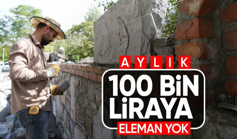 Erzincan'da taş ustalara aylık 100 bin TL'ye eleman bulamıyorlar