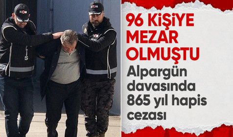 Alpargün Apartmanı davasında karar verildi: 62 kez müebbet ve 865 yıl hapis cezası