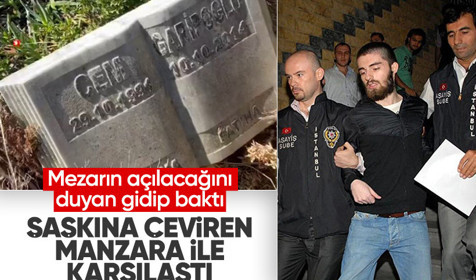 Cem Garipoğlu'nun açılmasına karar verilen mezarının son hali ortaya çıktı: Ağaçlarla kamufle edilmiş