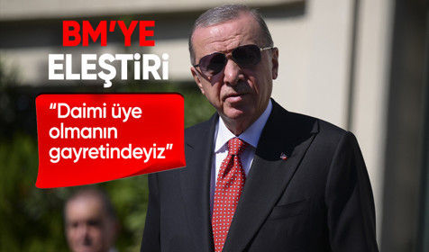 Cumhurbaşkanı Erdoğan gazetecilerin sorularını yanıtladı: Daimi üye olma konusunda BM'yi eleştirdi