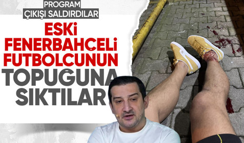 Eski Fenerbahçeli Serhat Akın'a silahlı saldırı! "Program çıkışı topuğuma sıktılar"