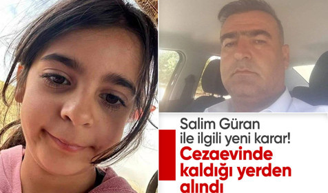 Narin'in amcası Salim Güran yüksek güvenlikli hücreye konuldu