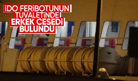 Bursa'da, iskeleye yanaşan feribotun tuvaletinde ceset bulundu