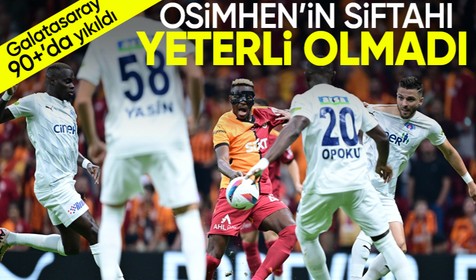 Galatasaray son dakikada yıkıldı