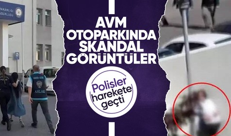 Kimseye aldırış etmediler! Forum Kayseri otoparkında tepki çeken görüntü