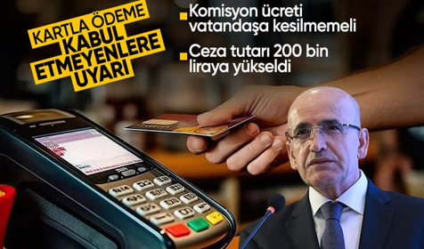 Bakan Şimşek'ten kredi kartı veya banka kartıyla ödeme kabul etmeyen işletmeler için uyarı