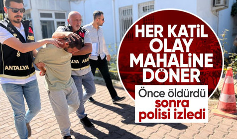 Cinayet zanlısı, polisin çalışmasını izlerken yakalandı: Yüzümü kopyaladılar, ben değildim