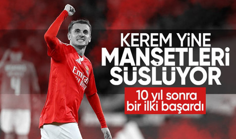 Portekiz basınında gündem Kerem Aktürkoğlu: 10 yıl sonra bir ilki başardı