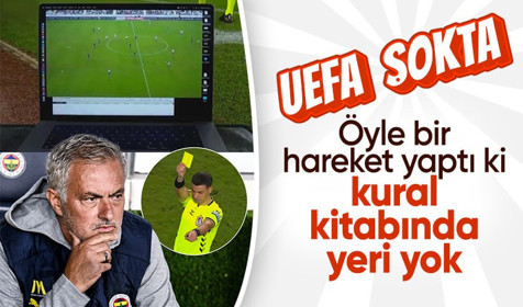 Mourinho'nun kamera önüne bilgisayar koyması UEFA tarafından masaya yatırılacak