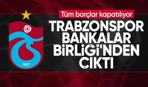Son dakika! Trabzonspor'dan KAP'a Bankalar Birliği açıklaması