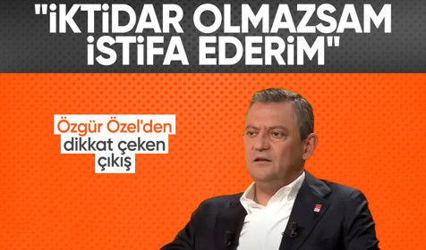 Özgür Özel'den dikkat çeken çıkış: İktidar olmazsam istifa ederim