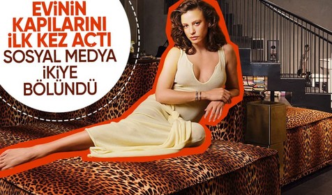 Serenay Sarıkaya ilk kez evinin kapılarını açtı! Leoparlı koltuğu çok konuşuldu! İşte sosyal medyayı 2'ye bölen ev..