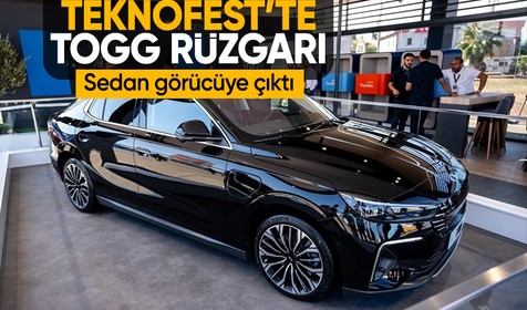 Togg yeni modelini TEKNOFEST kapsamında duyurdu: Yeni sedan TOGG T10F
