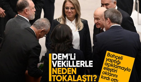 Bahçeli'den DEM Partili vekillerle tokalaşmasına ilişkin açıklama: İnsani görevdir, başka anlamlar çıkarılmamalıdır