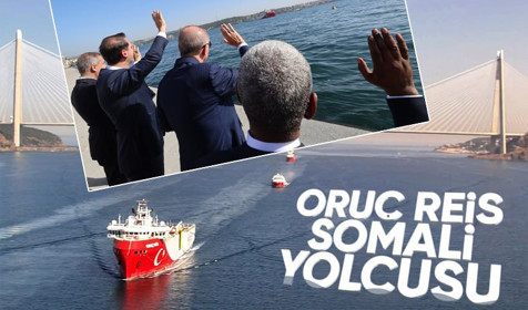Oruç Reis Araştırma Gemisi, Somali yolcusu! İstanbul Boğazı'ndan geçti