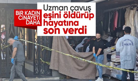 Uzman çavuş, boşanma aşamasındaki eşini öldürüp, intihar etti