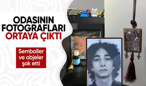 Cani Semih Çelik'in odasının fotoğrafları ortaya çıktı: Parçalanmış vücut çiziminden kemik sıyırma bıçağına her şey var!