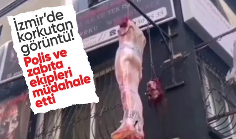 İzmir'de tüyler ürperten görüntü! Parçalanmış kadın vücudu maketlerine polis müdahalesi