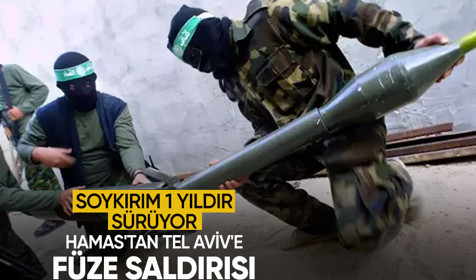 7 Ekim saldırılarının yıl dönümü | Hamas Tel Aviv'e füze saldırısı başlattı