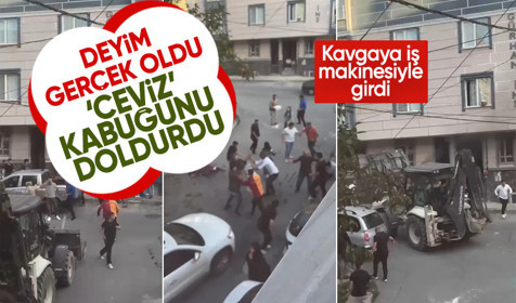 'Ceviz' kavgası büyüdü! Kavgaya iş makinesiyle girdi: 20'ye yakın kişi yaralandı
