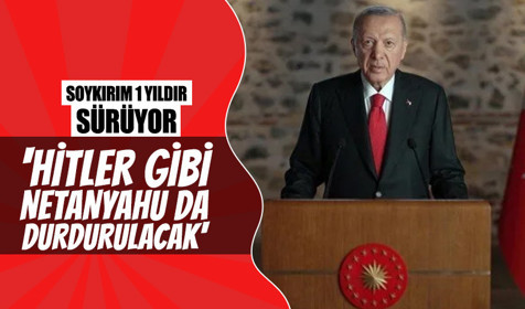 Cumhurbaşkanı Erdoğan'dan 7 Ekim paylaşımı: Hitler nasıl durdurulduysa Netanyahu da durdurulacak