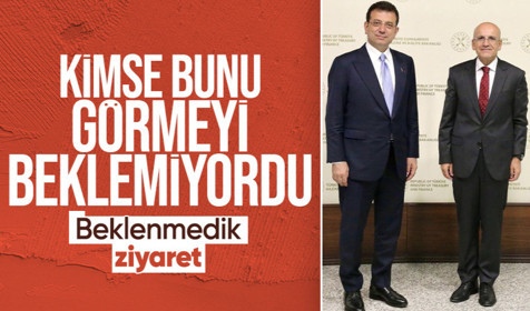 Ekrem İmamoğlu'ndan Mehmet Şimşek'e ziyaret: "Sayın Bakan’a teşekkür ederim"
