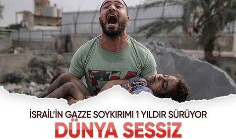 Gazze'deki zulüm tam bir yıldır devam ediyor: On binlerce insanın hayatını kaybettiği sayısız saldırı gerçekleşti