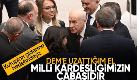 MHP Lideri Devlet Bahçeli TBMM grup toplantısında konuştu