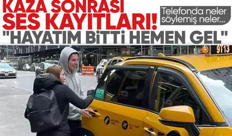 Timur Cihantimur'un kaza anında kayda geçen konuşması ortaya çıktı: "Birine vurdum, hemen gel, hayatım bitti"