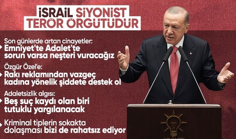 Cumhurbaşkanı Erdoğan AK Parti Grup Toplantısı'nda konuştu: "Cezasızlık algısını ortadan kaldırmak boynumuzun borcudur"