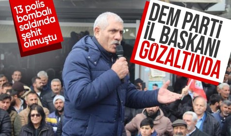 Iğdır'da 13 polis şehit olmuştu! DEM Parti Iğdır İl Başkanı Mehmet Selçuk gözaltında!