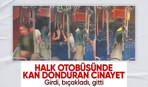 Kocaeli'de halk otobüsünde cinayet