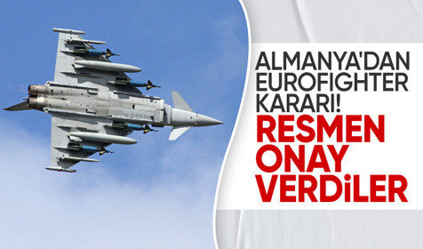 Eurofighter alımına yeşil ışık: Almanya Türkiye için onay verdi