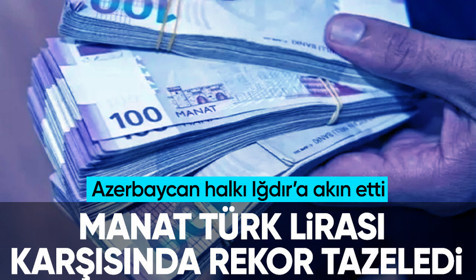 Azerbaycan parası, Türk Lirası karşısında rekor tazeledi