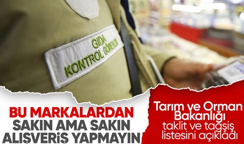 Bakanlıktan açıklama geldi: Bu markalardan uzak durun!