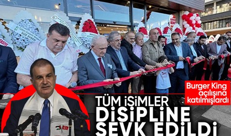 AK Parti'den "Burger King" kararı: Açılışa katılan tüm isimler disipline sevk edildi
