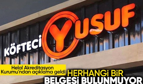 Helal Akreditasyon Kurumundan Köfteci Yusuf açıklaması: "Herhangi bir belgesi bulunmamaktadır"