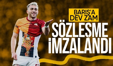Galatasaray'ın yıldızı Barış Alper Yılmaz'a büyük zam