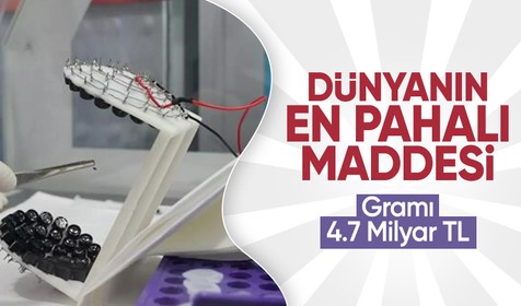Gramı 4,7 milyar TL: Dünyanın en pahalı maddesi ne işe yarıyor?